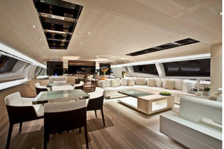 50m Luxury Sail Yacht Interior by Marxcraft