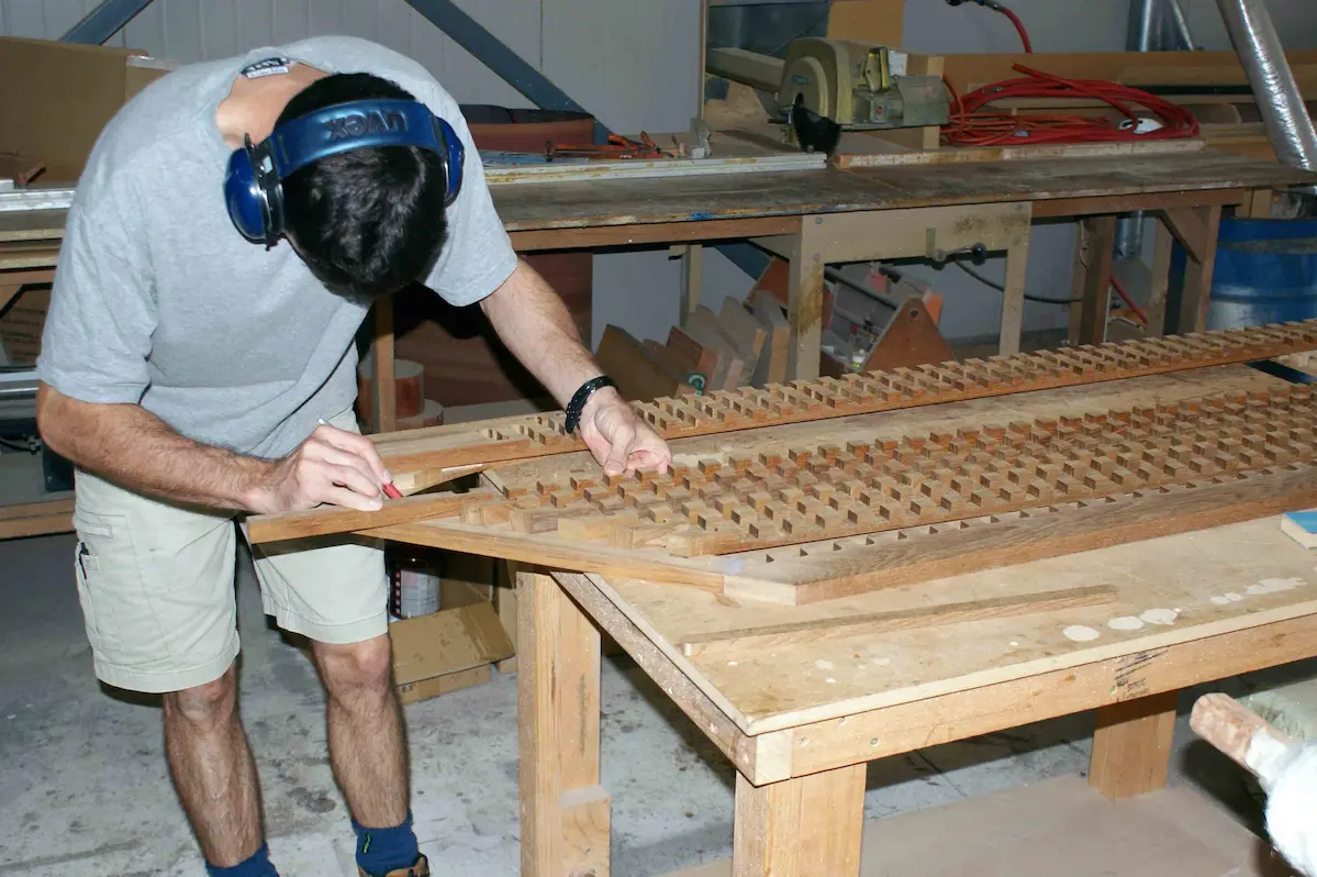 Marxcraft Team building a luxury Superyacht interior