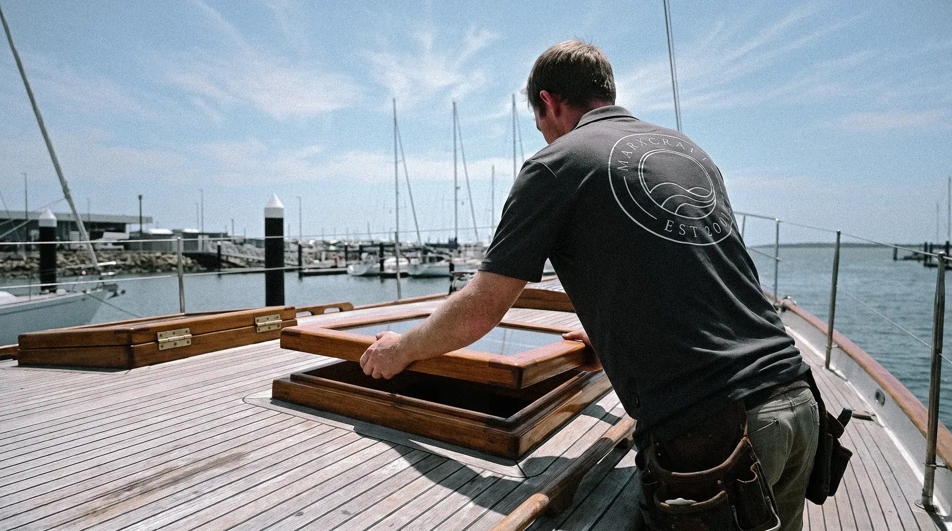 Marxcraft Shipwright on a sailing yacht